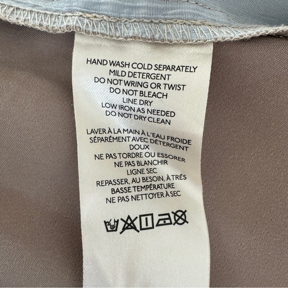 Maeve Metallic Satin Parachute Trousers, Size 6 - Picture 11 of 12